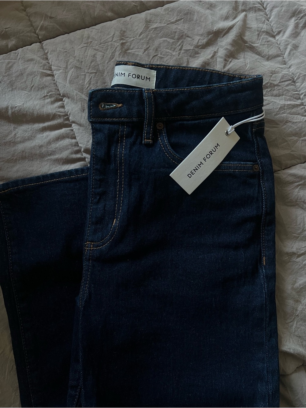 Denim Forum Remy Hi-Rise Wide Jean - Picture 6 of 6